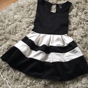 Wet Seal Black and White A-line Dress